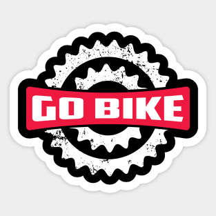 Go Bike Sticker